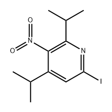 6-iodo-2,4-diisopropyl-3-nitropyridine 结构式