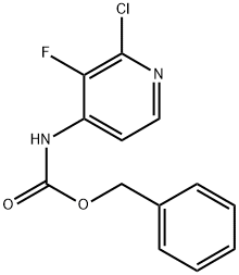 (2-氯-3-氟吡啶-4-基)氨基甲酸苄酯, 2409520-53-0, 结构式