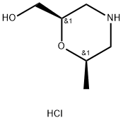 ((2R,6R)-6-甲基吗啉-2-基)甲醇盐酸盐, 2409588-87-8, 结构式