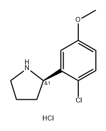 (R)-2-(2-chloro-5-methoxyphenyl)pyrrolidine hydrochloride|