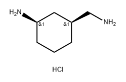 (1R,3S)-3-(aminomethyl)cyclohexan-1-amine dihydrochloride Structure