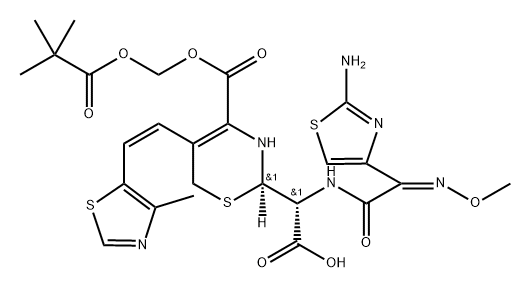头孢妥仑匹酯开环杂质,2409806-43-3,结构式