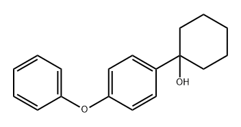 1-(4-phenoxyphenyl)cyclohexanol 结构式