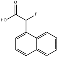 1-Naphthaleneacetic acid, α-fluoro- Struktur