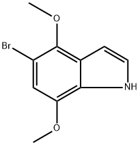 5-溴-4,7-二甲氧基-1H-吲哚,2410249-78-2,结构式