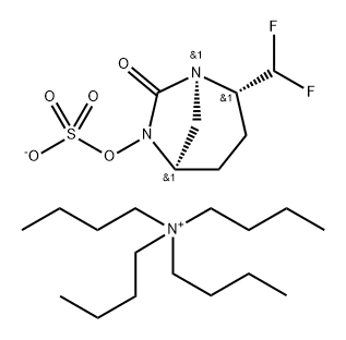tetrabutylammonium (2S,5R)-2-(difluoromethyl)-7-oxo-1,6-diazabicyclo[3.2.1]octan-6-yl sulfate,2410635-71-9,结构式