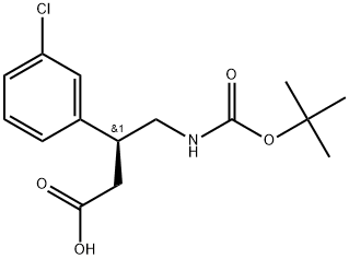 Benzenepropanoic acid, 3-chloro-β-[[[(1,1-dimethylethoxy)carbonyl]amino]methyl]-, (βS)- Structure