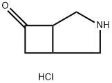 3-Aza-bicyclo3.2.0heptan-6-one hydrochloride Struktur