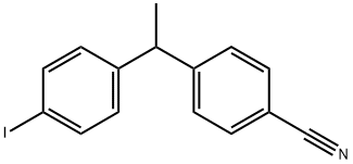4-(1-(4-iodophenyl)ethyl)benzonitrile|