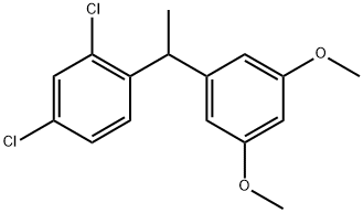 2,4-dichloro-1-(1-(3,5-dimethoxyphenyl)ethyl)benzene,2411959-75-4,结构式