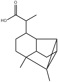 Octahydro-α,1,7a-trimethyl-1,2,4-metheno-1H-indene-5-acetic acid,24120-98-7,结构式