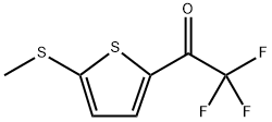 2,2,2-Trifluoro-1-(5-(methylthio)thiophen-2-yl)ethanone Structure