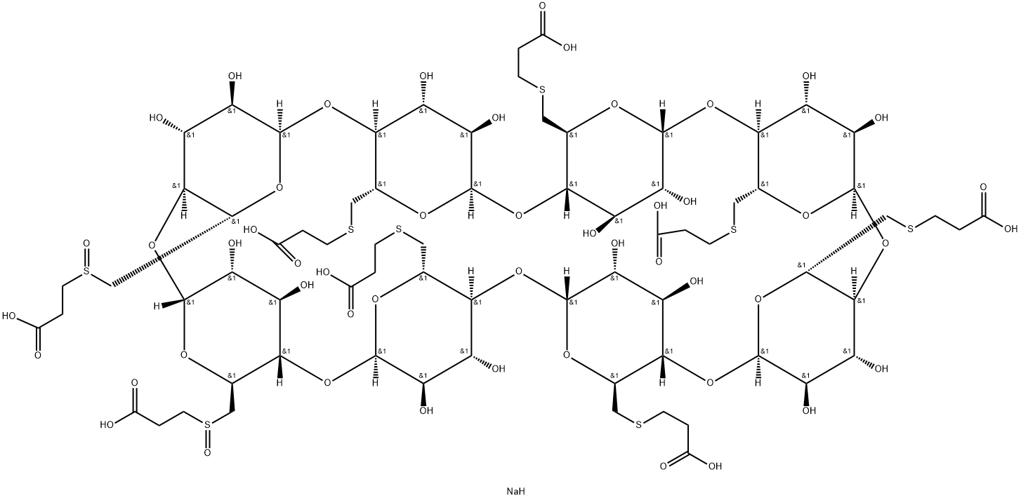 舒更葡糖钠杂质02-02,2412953-09-2,结构式