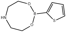 Tetrahydro-2-(2-thienyl)-4H-1,3,6,2-dioxazaborocine Structure