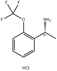 (R)-1-[2-(trifluoromethoxy)phenyl]ethan-1-amine hydrochloride Structure