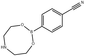 4-(1,3,6,2-Dioxazaborocan-2-yl)benzonitrile Structure