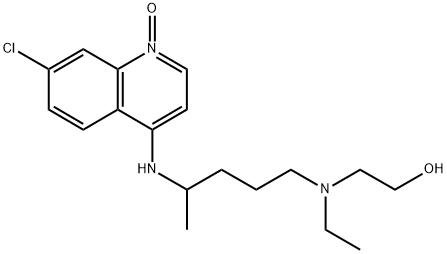 Ethanol, 2-[[4-[(7-chloro-1-oxido-4-quinolinyl)amino]pentyl]ethylamino]- Structure