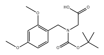 Boc-(2,4-dimethoxybenzyl)glycine Structure