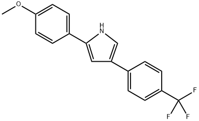 2-(4-methoxyphenyl)-4-(4-(trifluoromethyl)phenyl)-1H-pyrrole,2414229-68-6,结构式