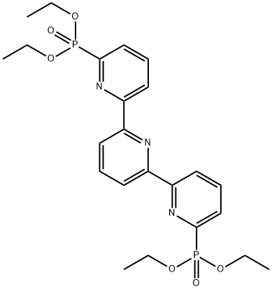tetraethyl 2,2':6',2''-terpyridine,6,6''-diphosphonate Struktur