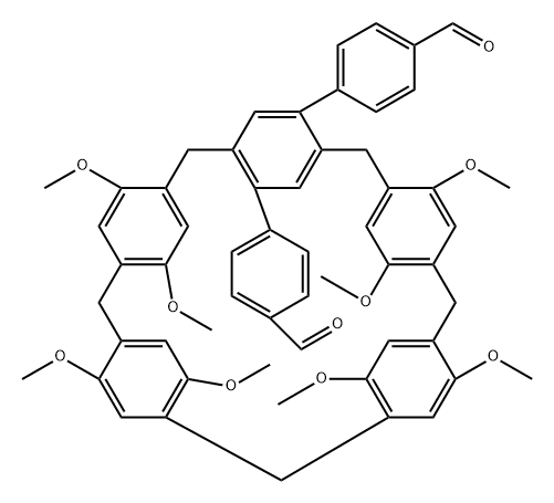 二(4-甲酰基苯基)柱[5]芳烃, 2414973-65-0, 结构式