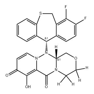 Baloxavir D4Q: What is 
Baloxavir D4 Q: What is the CAS Number of 
Baloxavir D4 Struktur