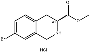 (3R)-7-Bromo-1,2,3,4-tetrahydro-isoquinoline-3-carboxylic acid methyl ester hydrochloride|