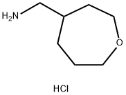 4-Oxepanemethanamine, hydrochloride (1:1) Structure