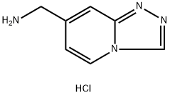 1,2,4-Triazolo[4,3-a]pyridine-7-methanamine, hydrochloride (1:2) Struktur