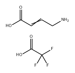 2-Butenoic acid, 4-amino-, 2,2,2-trifluoroacetate (1:1) Structure