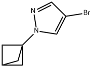 1-(Bicyclo[1.1.1]pentan-1-yl)-4-bromo-1H-pyrazole Structure