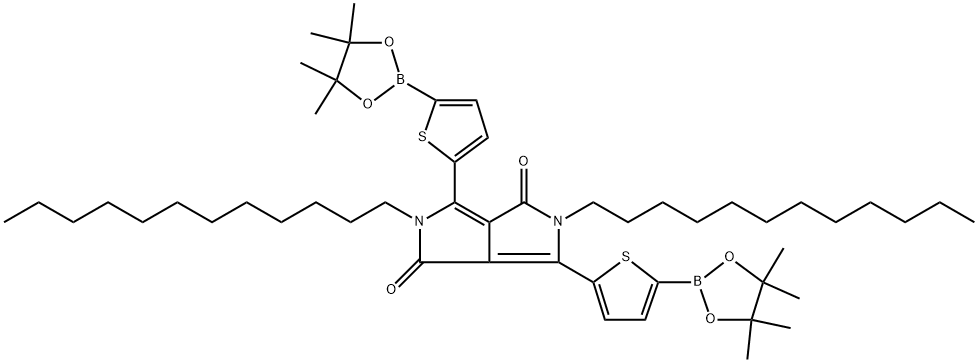 2417520-67-1 2,5-didodecyl-3,6-bis(5-(4,4,5,5-tetramethyl-1,3,2-dioxaborolan-2-yl) thiophen-2-yl)pyrrolo[3,4-c]pyrrole-1,4(2H,5H)-dione
