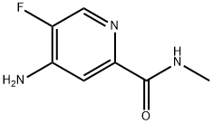 4-Amino-5-fluoro-N-methylpicolinamide Struktur