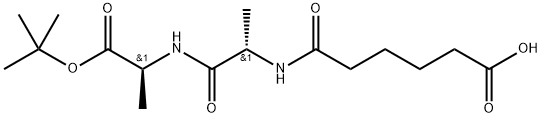 N-(5-Carboxy-pentanoyl)-L-alanyl-L-alanine tert-butyl ester,2417714-50-0,结构式