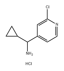 (2-氯吡啶-4-基)(环丙基)甲胺二盐酸盐,2418661-50-2,结构式