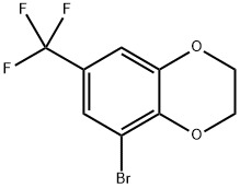 5-bromo-7-(trifluoromethyl)-2,3-dihydrobenzo[b][1,4]dioxine Structure