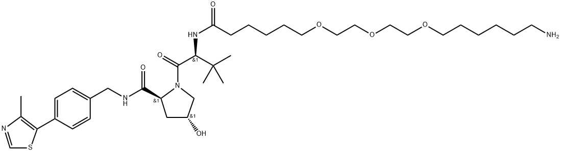 (S,R,S)-AHPC-6-2-2-6-NH2 Struktur