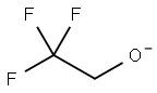 Ethanol, 2,2,2-trifluoro-, ion(1-) 化学構造式