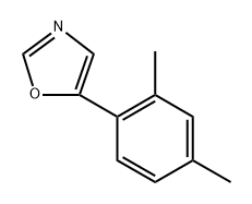 5-(2,4-Dimethylphenyl)oxazole 结构式