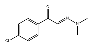 4'-Chloro-α-(dimethylhydrazono)acetophenone Structure