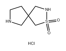 2-噻-3,7-二氮杂螺[4.4]壬烷 2,2-二氧化物盐酸盐 结构式