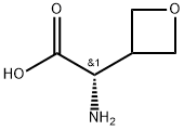 3-Oxetaneacetic acid, α-amino-, (αS)- Structure