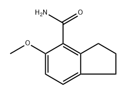 5-methoxy-2,3-dihydro-1H-indene-4-carboxamide Struktur