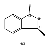 1H-Isoindole, 2,3-dihydro-1,3-dimethyl-, hydrochloride (1:1), (1R,3R)-rel- Struktur