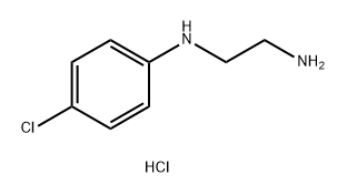 1,2-Ethanediamine, N1-(4-chlorophenyl)-, hydrochloride (1:1) Structure