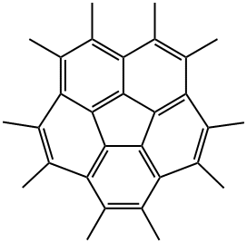Dibenzo[ ghi , mno ]fluoranthene, 1,2,3,4,5,6,7,8,9,10-decamethyl- 化学構造式