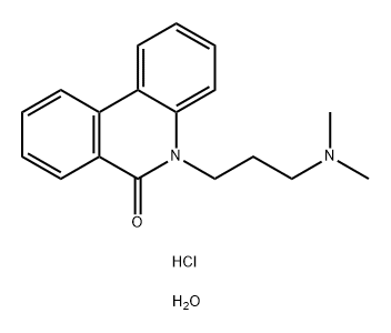 6(5H)-Phenanthridinone, 5-[3-(dimethylamino)propyl]-, hydrochloride, hydrate (1:1:1)|化合物 T31745