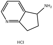 6,7-Dihydro-5H-cyclopenta[b]pyridin-5-amine hydrochloride Structure