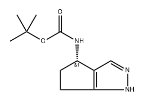 tert-butyl N-[(4S)-1,4,5,6-tetrahydrocyclopenta[c]pyrazol-4-yl]carbamate,2439082-66-1,结构式