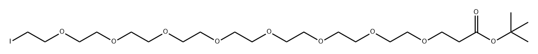 叔丁酯-八聚乙二醇-碘,2439183-64-7,结构式